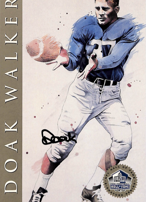 1998 NFL Hall of Fame Signature Series - Doak Walker Autographs /2500 Auto
