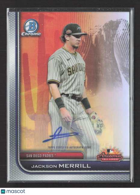 2023 Bowman Chrome - 2022 Afl Fall Stars Jackson Merrill #AFLS-6 /150 Auto