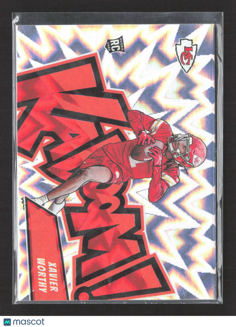 2024 Panini Absolute - Kaboom Horizontal Xavier Worthy #12 (RC)