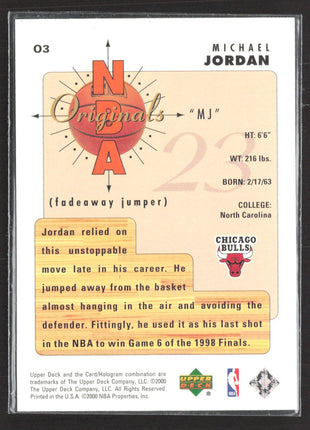1999-00 Upper Deck NBA Originals Michael Jordan #03 NBA Legends