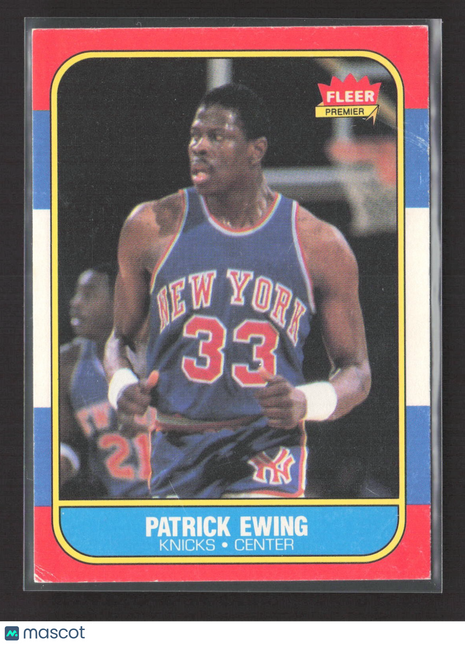 1986-87 Fleer - Patrick Ewing #32 (RC)