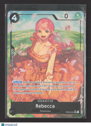 One Piece TCG Awakening of the New Era Rebecca Alt Art OP05-091