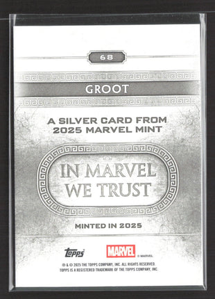 2025 Topps Marvel Mint Groot Minted Silver #68