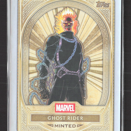 2025 Topps Marvel Mint Ghost Rider Minted Gold #83