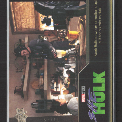 2024 UD Marvel Studio Series 1 Footage Mark Ruffalo /99 #F-6