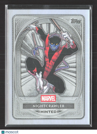 2025 Topps Marvel Mint Nightcrawler Minted Silver #58
