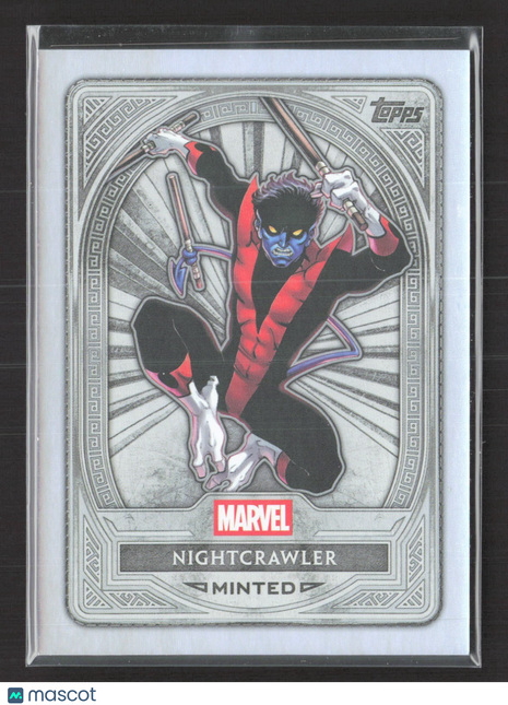 2025 Topps Marvel Mint Nightcrawler Minted Silver #58