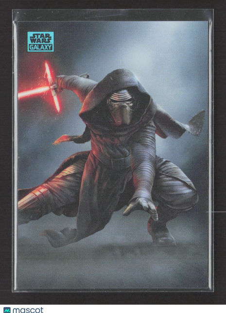 Star Wars Galaxy Chrome Kylo Ren Refractor /199 #23