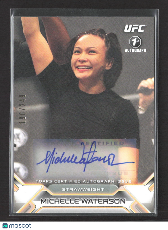 2016 Topps UFC Knockout - Autographs Michelle Waterson #KA-MW /249 Auto