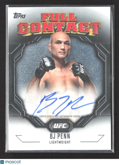 2024 Topps UFC Knockout BJ Penn Full Contact Auto #FCA-BJP