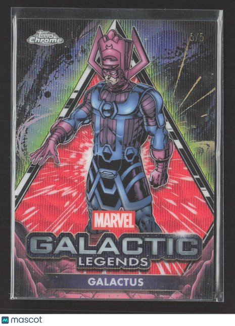 2025 Topps Marvel Chrome Galactic Legends Galactus Red Wave /5 #GL-2