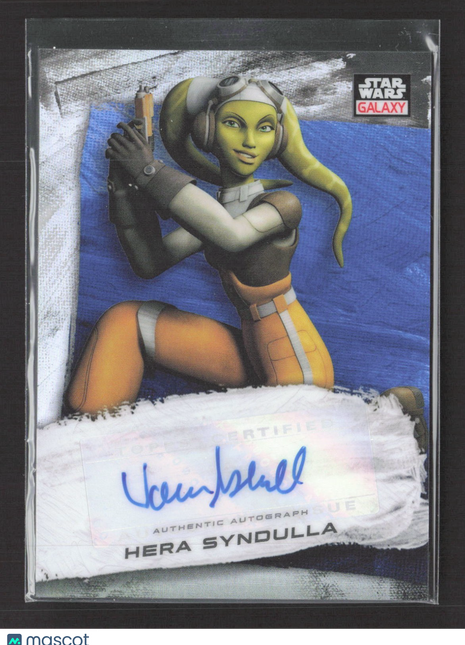 Star Wars Galaxy Chrome Vanessa Marshall as Hera Syndulla Auto /150 #GA-VM