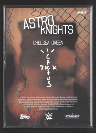 2025 Topps Chrome Cactus Jack Chelsea Green Orange Refractor /25