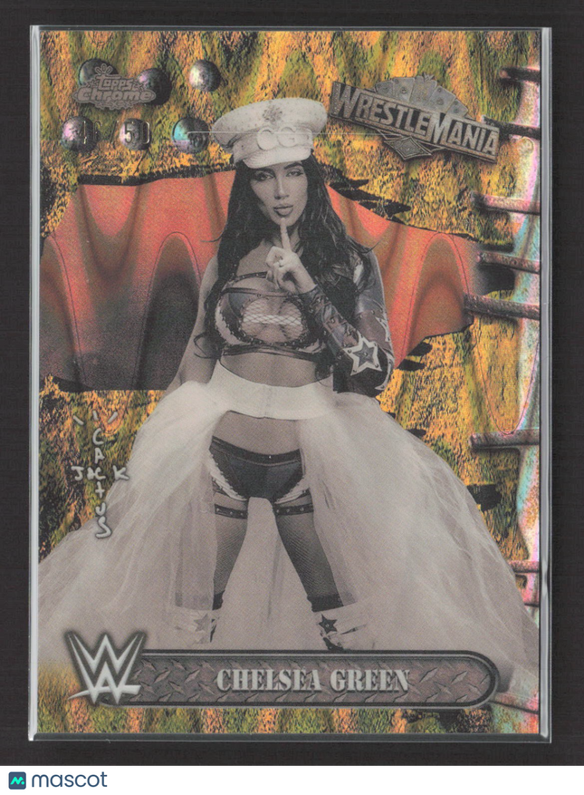 2025 Topps Chrome Cactus Jack Chelsea Green Gold Wave /50 #61