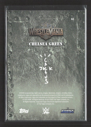 2025 Topps Chrome Cactus Jack Chelsea Green Lazer /20 #61
