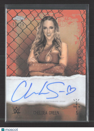 2025 Topps Chrome Cactus Jack Chelsea Green Astro Knights Auto /25 #AKA-CGN