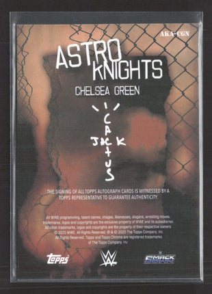 2025 Topps Chrome Cactus Jack Chelsea Green Astro Knights Auto /25 #AKA-CGN