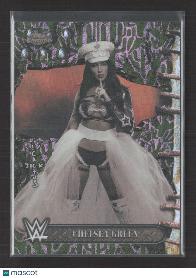 2025 Topps Chrome Cactus Jack Chelsea Green Cactus Refractor /41 #61