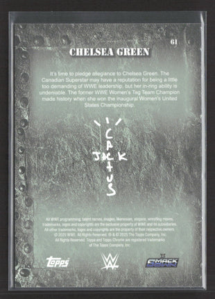 2025 Topps Chrome Cactus Jack Chelsea Green Cactus Refractor /41 #61
