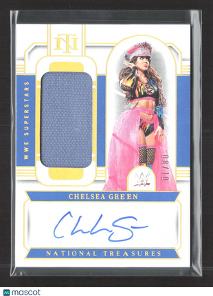 2024 National Treasures Superstar Material Auto Chelsea Green #SM-CGR /10 Gold