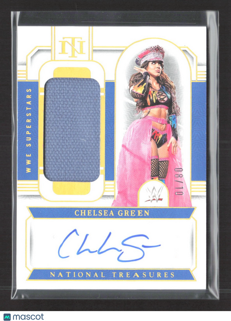 2024 National Treasures Superstar Material Auto Chelsea Green #SM-CGR /10 Gold