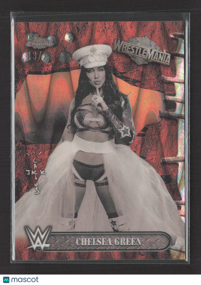 2025 Topps Chrome Cactus Jack Chelsea Green Orange Wave /25 #61