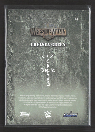 2025 Topps Chrome Cactus Jack Chelsea Green Orange Wave /25 #61