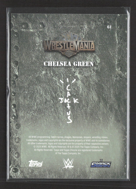 2025 Topps Chrome Cactus Jack Chelsea Green Orange Wave /25 #61