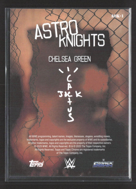 2025 Topps Chrome Cactus Jack Chelsea Green Black Refractor /10 #AOK-1