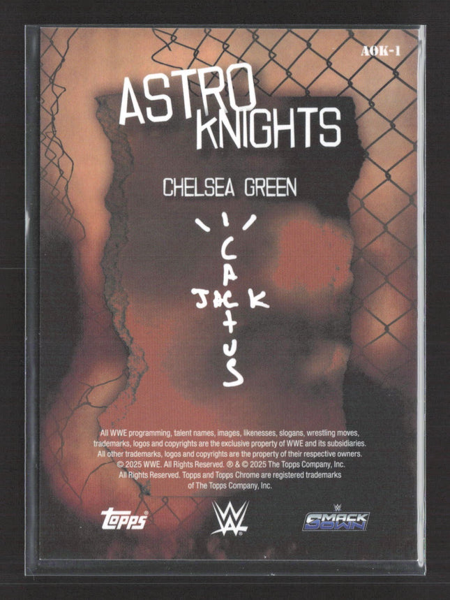 2025 Topps Chrome Cactus Jack Chelsea Green Black Refractor /10 #AOK-1