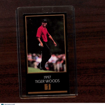 1997 CHampions of Golf Masters Collection Tiger Woods rc