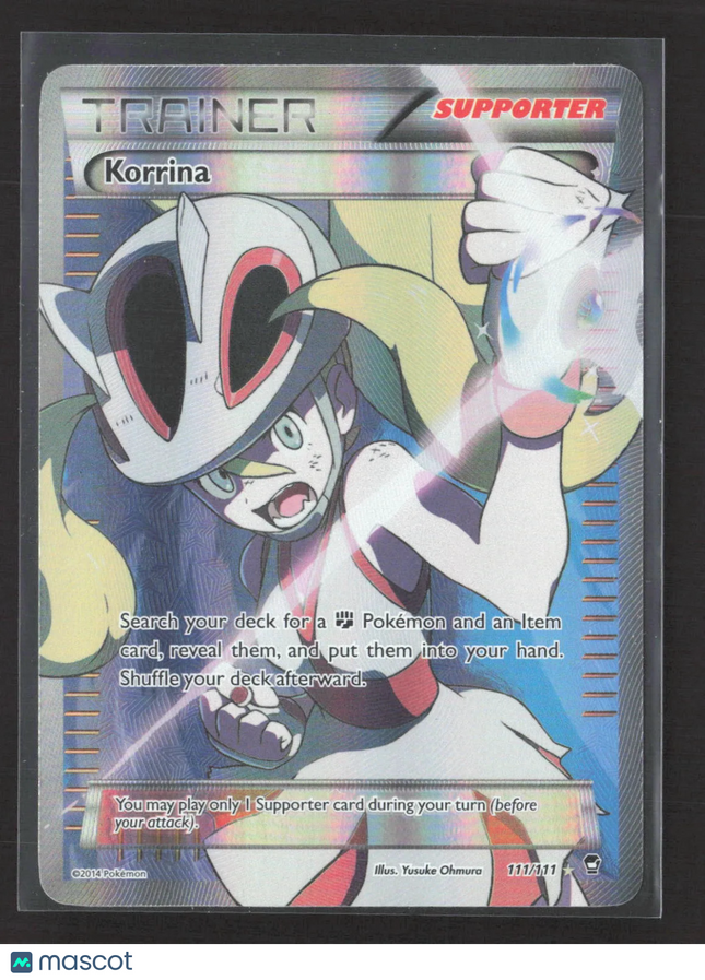 Pokemon 2014 Furious Fists Korrina FA #111/111