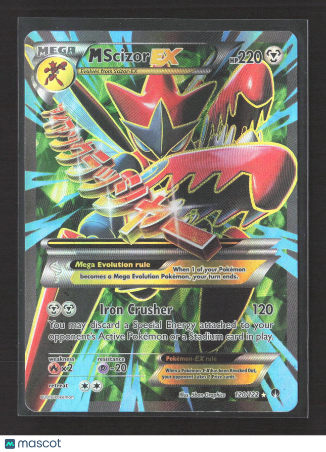 Pokemon 2016 BREAKpoint M Scizor EX FA #120/122