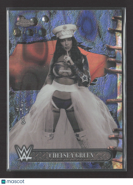 2025 Topps Chrome WWE Cactus Jack Chelsea Green #61 BLue Lava /125