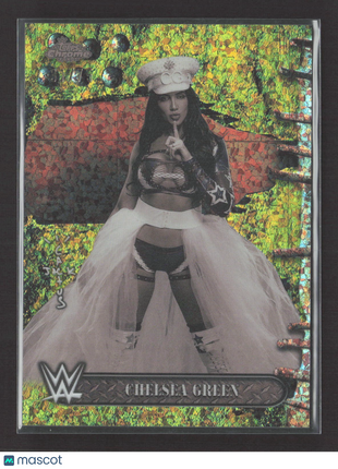 2025 Topps Chrome WWE Cactus Jack Chelsea Green #61 Yellow Mini Diamond /75