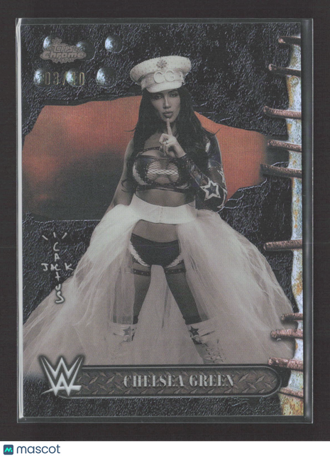 2025 Topps Chrome WWE Cactus Jack Chelsea Green #61 Black Refractor /10