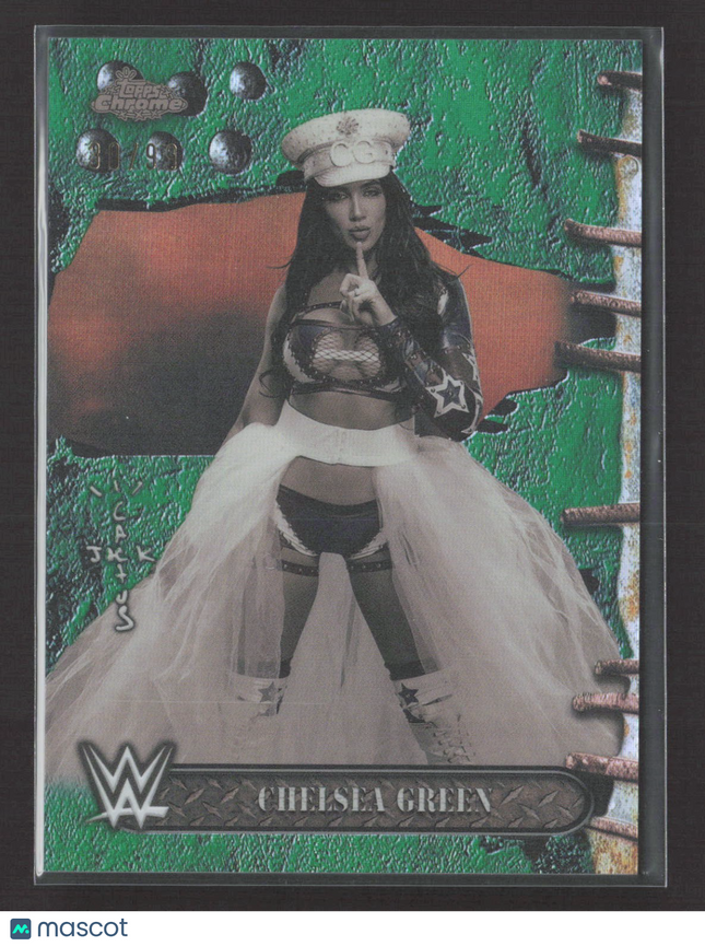 2025 Topps Chrome WWE Cactus Jack Chelsea Green #61 Green /99