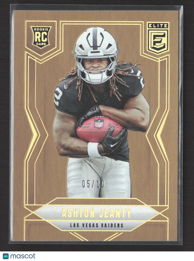 2025 Panini Elite Ashton Jeanty Rc Gold /10 #113