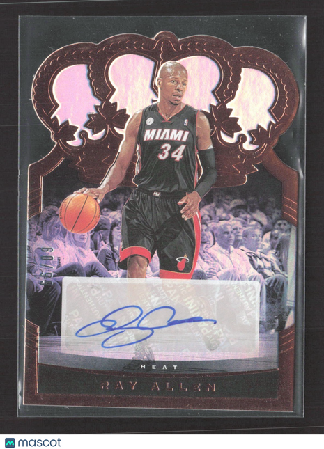 2020-21 Panini Crown Royale Ray Allen Auto #CA-RAL