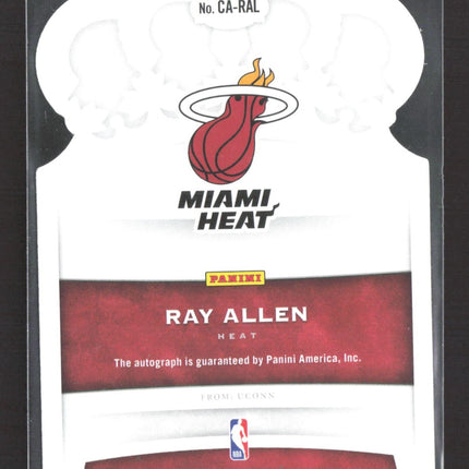 2020-21 Panini Crown Royale Ray Allen Auto #CA-RAL