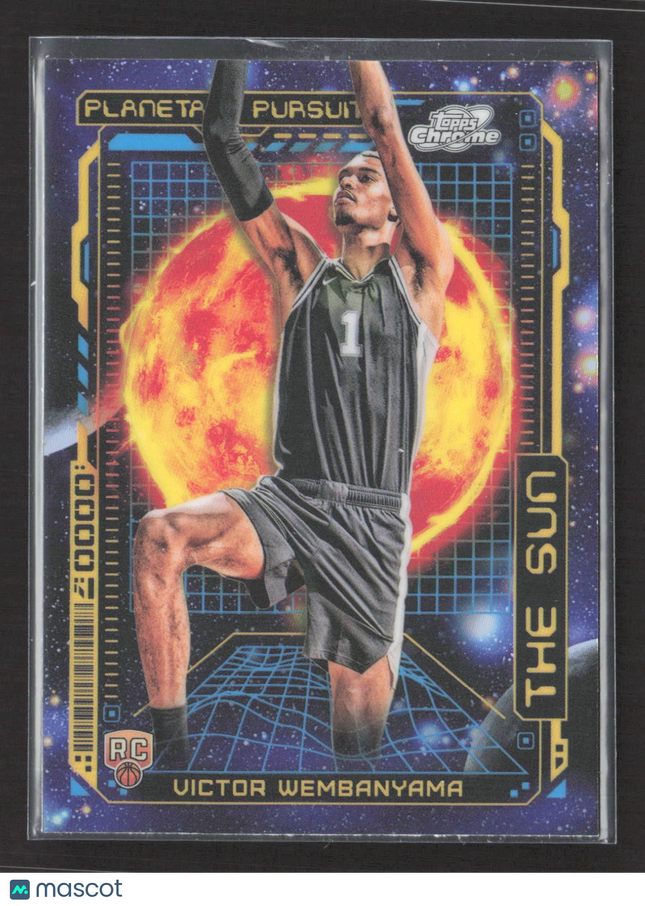 2023-24 Topps Chrome Cosmic Victor Wembanyama The Sun Planetary Pursuit