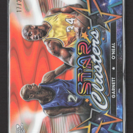 2023-24 Topps Cosmic Chrome Kevin Garnett Shaquille O'Neal Orange /25 #SC-12