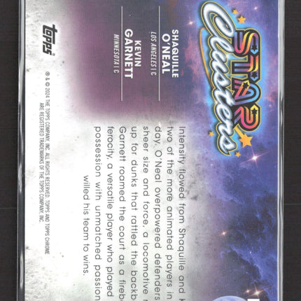 2023-24 Topps Cosmic Chrome Kevin Garnett Shaquille O'Neal Orange /25 #SC-12