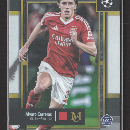 2024-25 Topps Museum Alvaro Carreras Rc Gold /50 #36