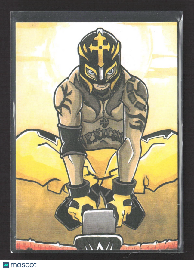 2021 Topps WWE Rey Mysterio Ruthless Aggression Art Cards #SCR-10