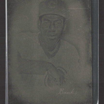 2025 Topps Allen & Ginter Ernie Banks Tin Type #54 Case Hit SSP