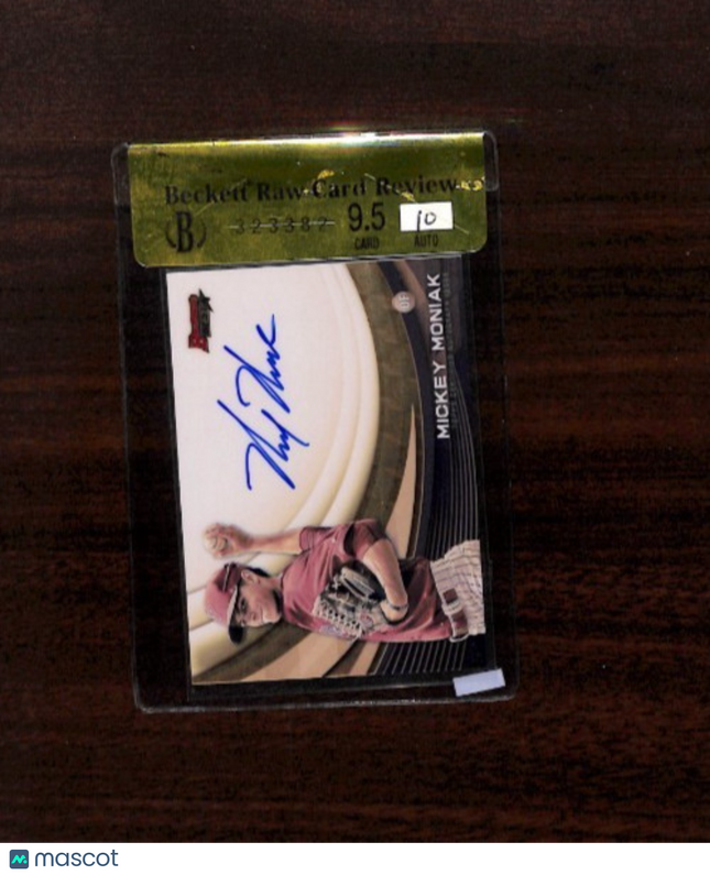 2017 Bowman's Best Mickey Moniak Superfractor Rc Auto 1/1 BGS RCR 9.5