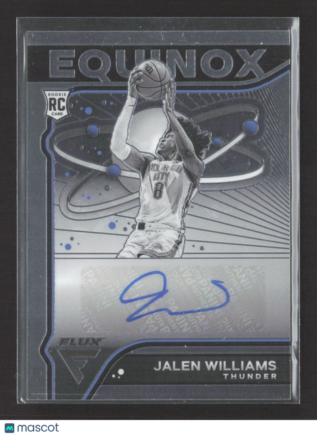 2022-23 Panini Flux Jalen Williams Equinox Auto Rc #EA-JWL