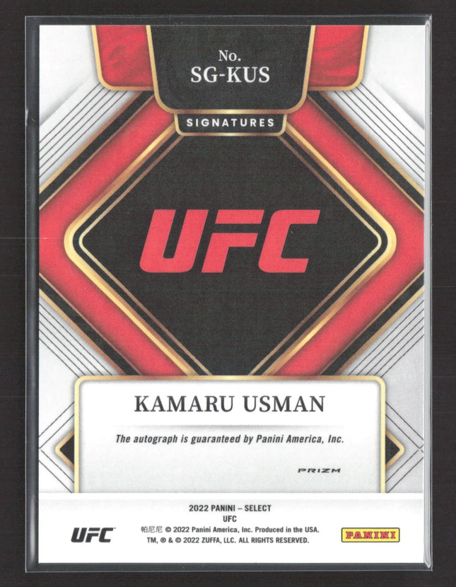 2022 Panini UFC Select Kamaru Usman Dico Auto  #SG-KUS