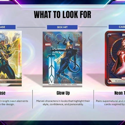 MCU 2026 Topps Marvel Neon Hobby Box